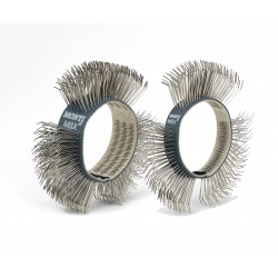 Szczotka twarda - INOX; drut zagięty